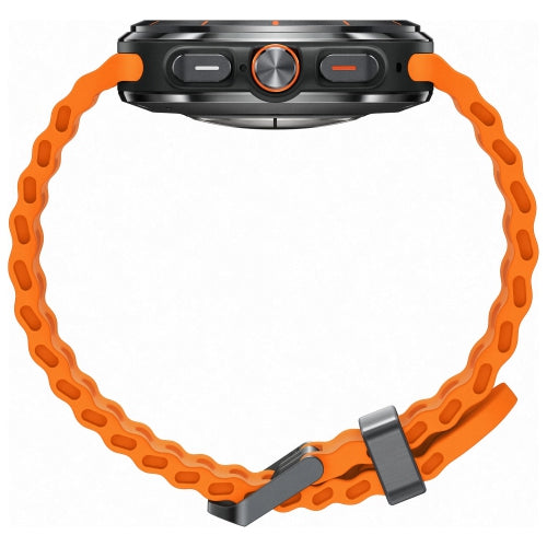 SmartWatch Watch Ultra (GPS + LTE) 47mm Smartwatch with Heart Rate Monitor - Titanium Grey/Orange