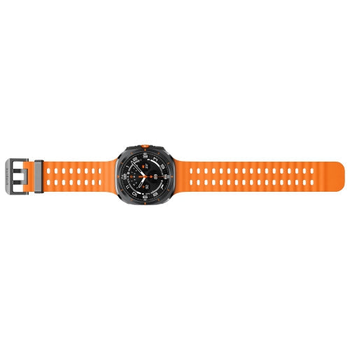 SmartWatch Watch Ultra (GPS + LTE) 47mm Smartwatch with Heart Rate Monitor - Titanium Grey/Orange