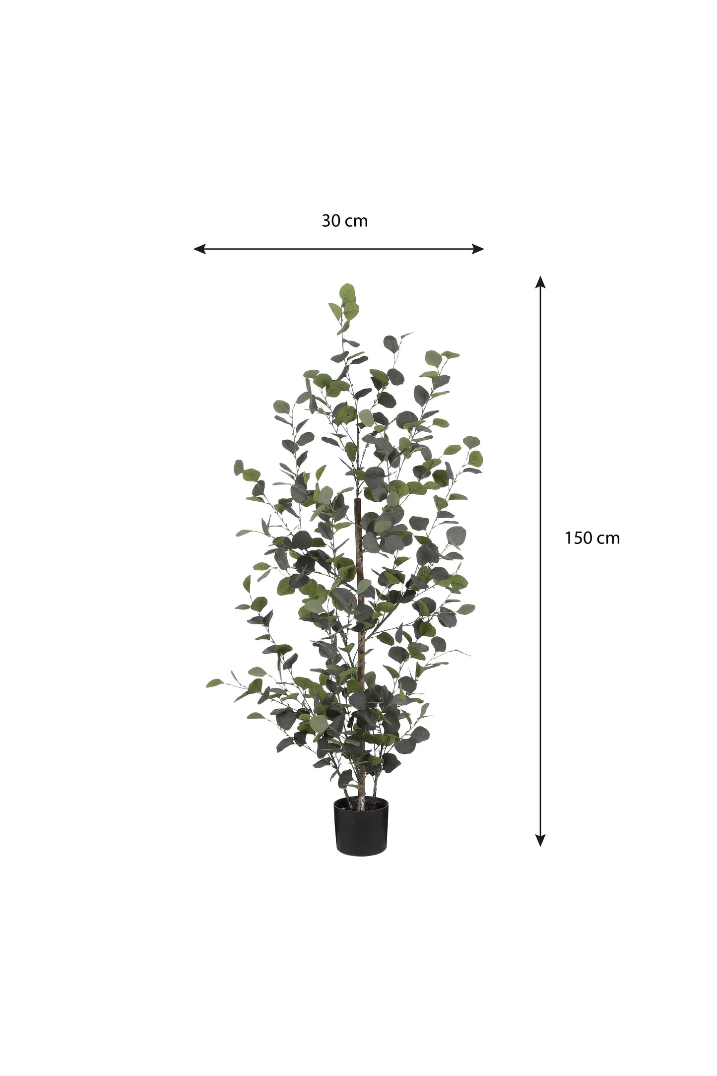 Eucalyptus - Eucalyptus plante artificielle vert en pot H150