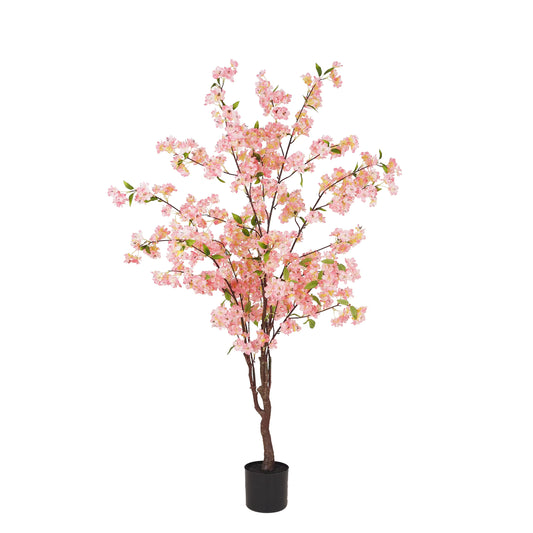 Cerisier artificiel rose 115cm